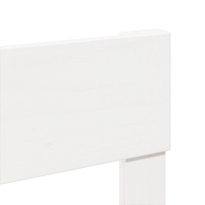 Giroletto senza Materasso Bianco 100x200 cm Legno Massello Pino | homemem39