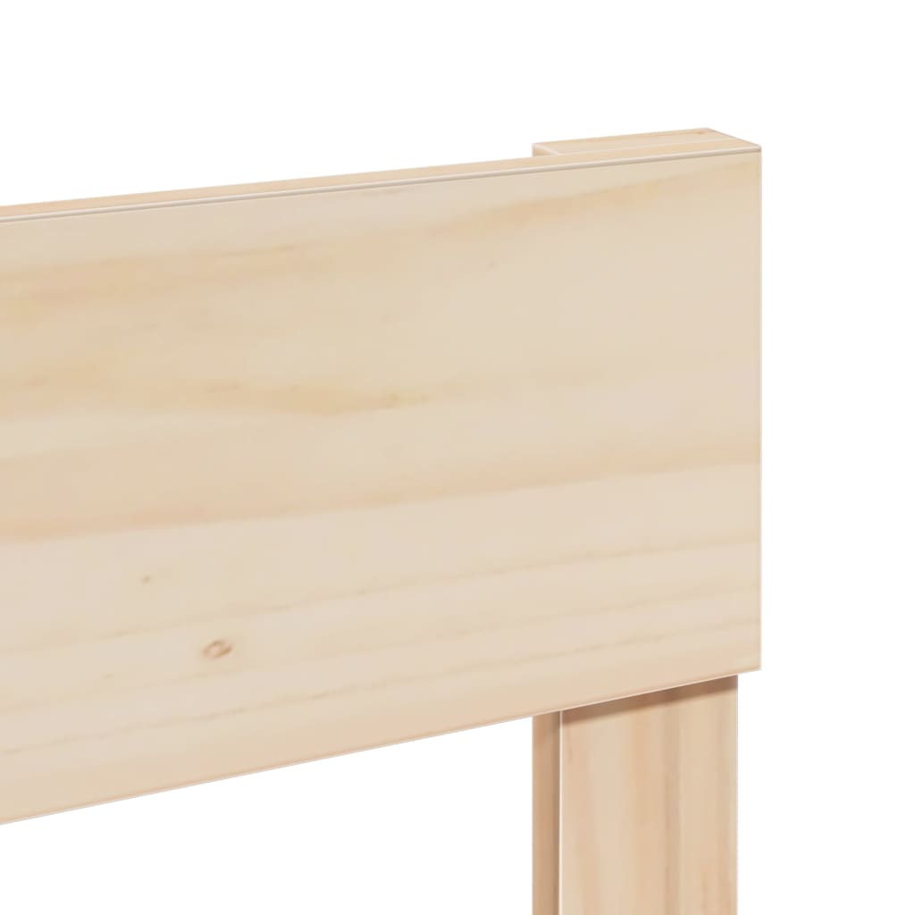 Letto senza Materasso 75x190 cm in Legno Massello Pino | homemem39