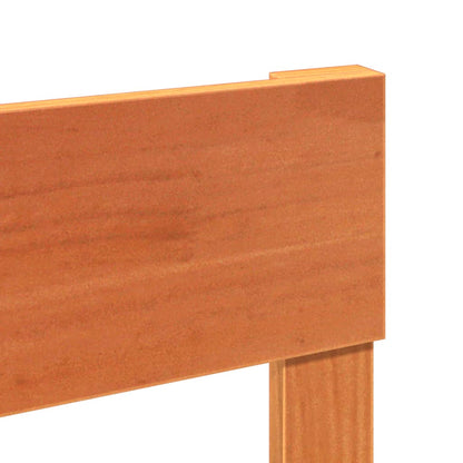 Letto senza Materasso Marrone Cera 90x190 cm in Legno di Pino | homemem39