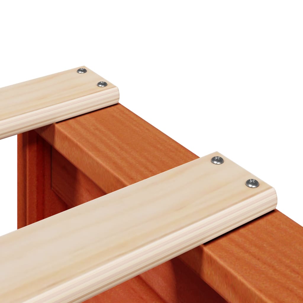 Letto senza Materasso Marrone Cera 90x200 cm Legno di Pino - homemem39