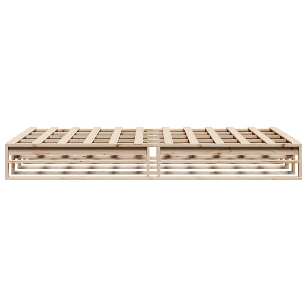 Letto senza Materasso 120x190 cm in Legno Massello di Pino | homemem39