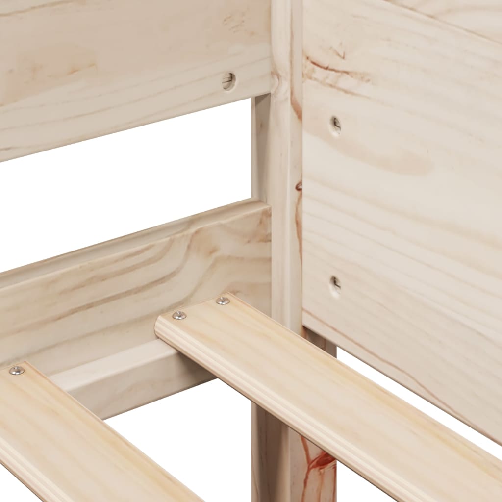 Giroletto senza Materasso 80x200 cm in Legno Massello Pino | homemem39