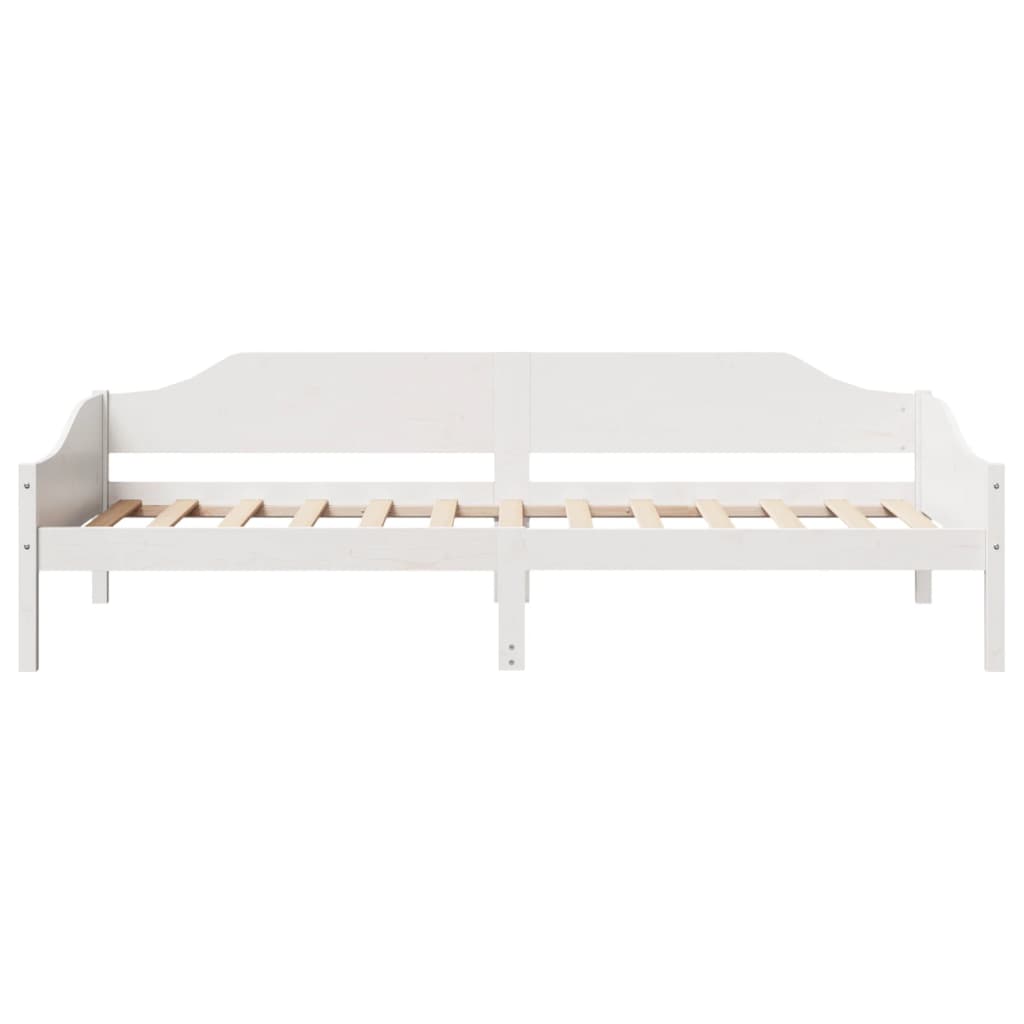 Giroletto senza Materasso Bianco 80x200 cm Legno Massello Pino | homemem39