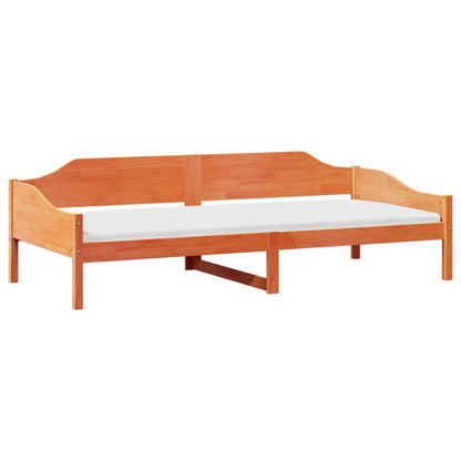 Letto senza Materasso Marrone Cera 80x200 cm Legno di Pino - homemem39