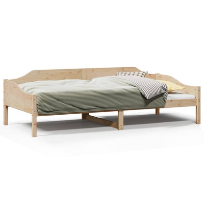 Letto senza Materasso 90x200 cm in Legno Massello di Pino - homemem39