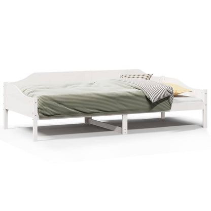 Letto senza Materasso Bianco 90x200 cm Legno Massello di Pino - homemem39