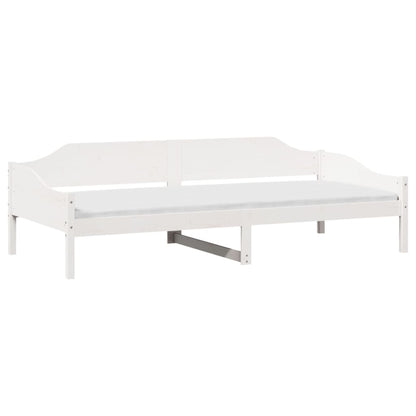 Letto senza Materasso Bianco 90x200 cm Legno Massello di Pino | homemem39