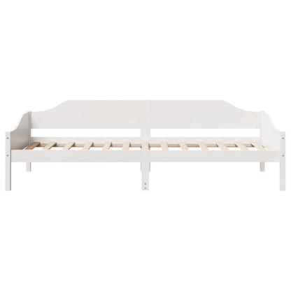 Letto senza Materasso Bianco 90x200 cm Legno Massello di Pino | homemem39