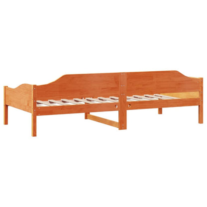 Letto senza Materasso Marrone Cera 90x190 cm in Legno di Pino - homemem39