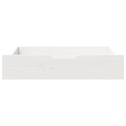 Cassettoni da Letto 2 pz Bianchi 85x55x17 cm in Legno di Pino | homemem39