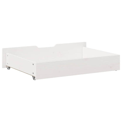 Cassettoni da Letto 2 pz Bianchi 85x55x17 cm in Legno di Pino | homemem39