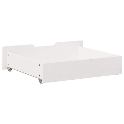 Cassettoni da Letto 2 pz Bianchi 65x55x17 cm in Legno di Pino | homemem39
