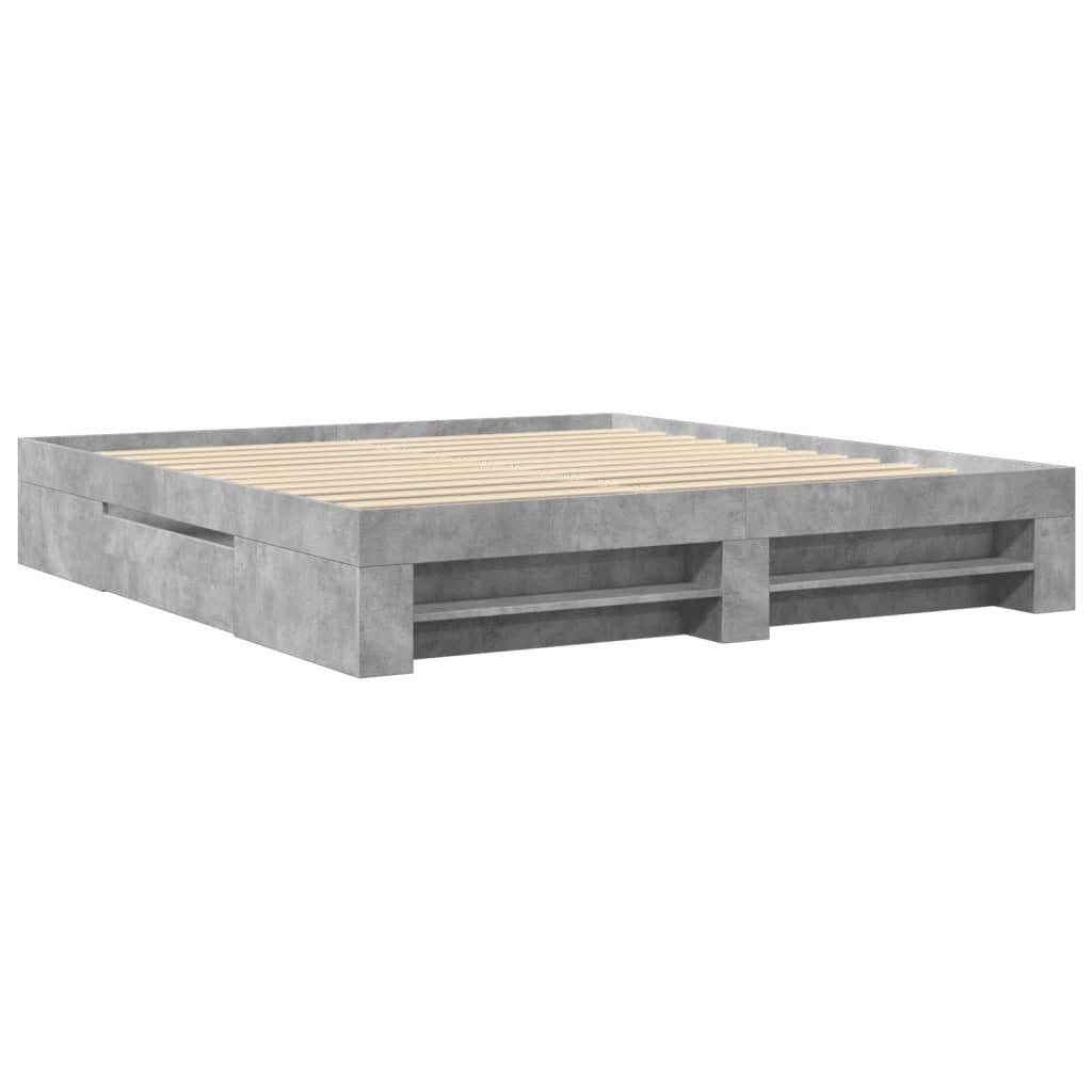 Giroletto Grigio Cemento 200x200 cm in Legno Multistrato - homemem39