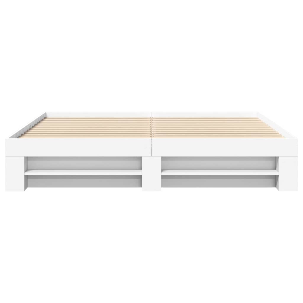 Giroletto senza Materasso Bianco 180x200 cm Legno Multistrato