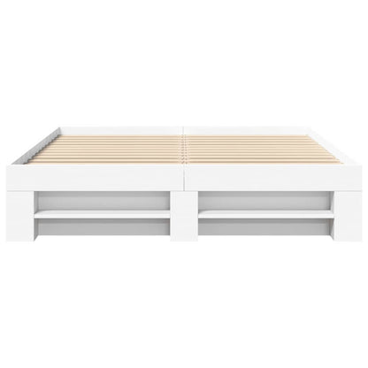 Giroletto senza Materasso Bianco 160x200cm in Legno Multistrato