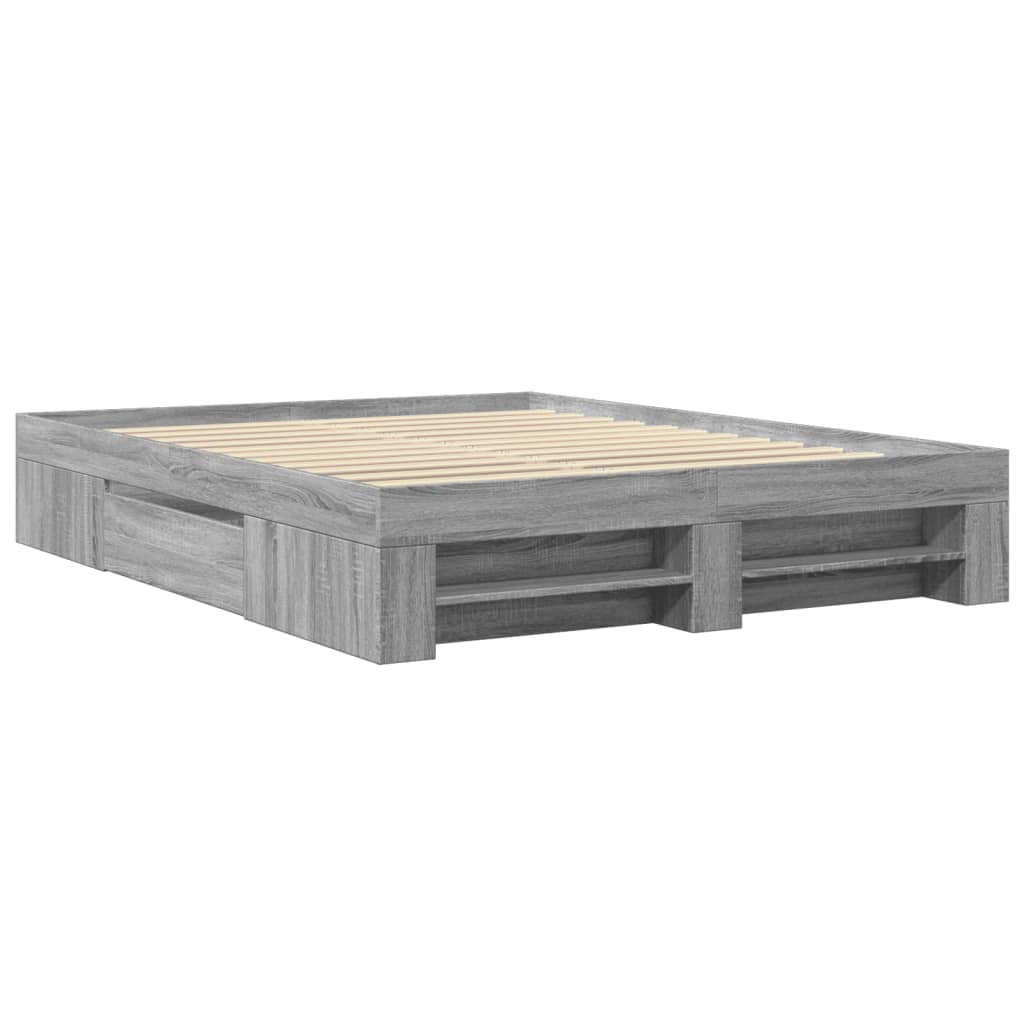 Giroletto Grigio Sonoma 150x200 cm in Legno Multistrato