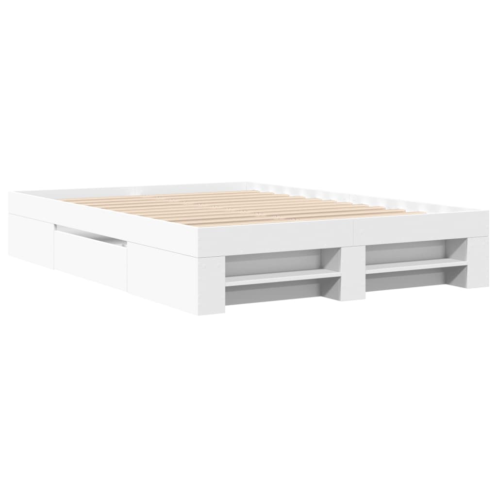 Giroletto Bianco 140x200 cm in Legno Multistrato | homemem39