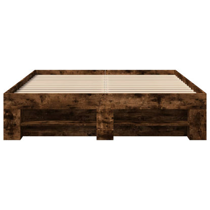 Giroletto senza Materasso Rovere Fumo 140x200 cm in Truciolato