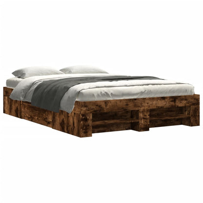 Giroletto senza Materasso Rovere Fumo 120x200 cm in Truciolato | homemem39