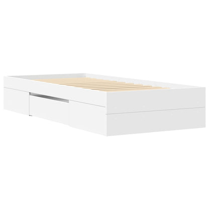 Giroletto Bianco 90x200 cm in Legno Multistrato | homemem39