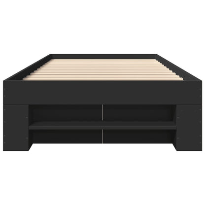 Giroletto Nero 90x200 cm in Legno Multistrato - homemem39