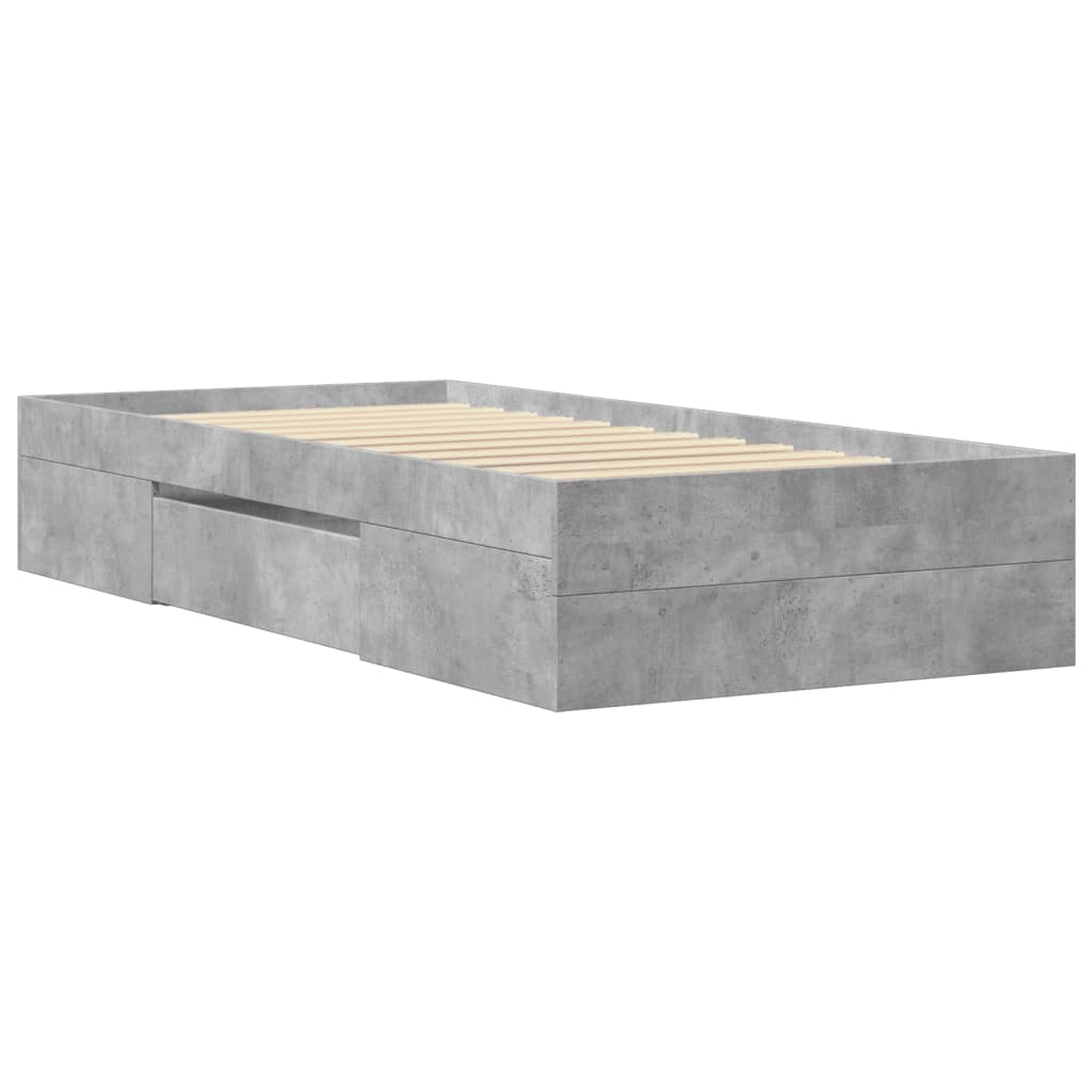 Giroletto Grigio Cemento 90x200 cm in Legno Multistrato | homemem39