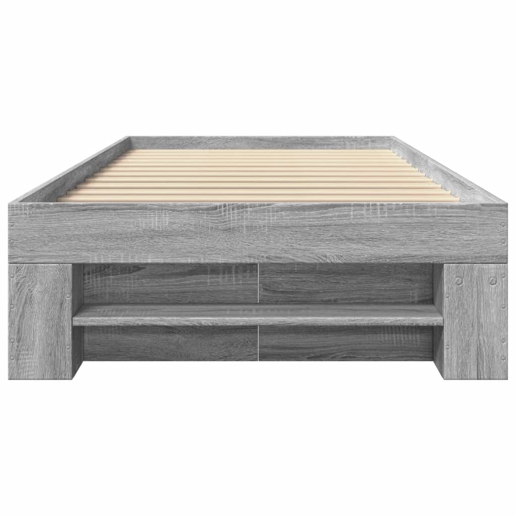 Giroletto Grigio Sonoma 90x200 cm in Legno Multistrato | homemem39
