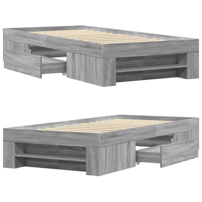 Giroletto Grigio Sonoma 90x200 cm in Legno Multistrato | homemem39