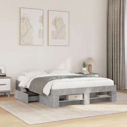 Giroletto Grigio Cemento 140x190 cm in Legno Multistrato | homemem39