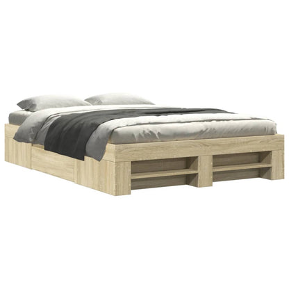 Giroletto Rovere Sonoma 135x190 cm in Legno Multistrato | homemem39