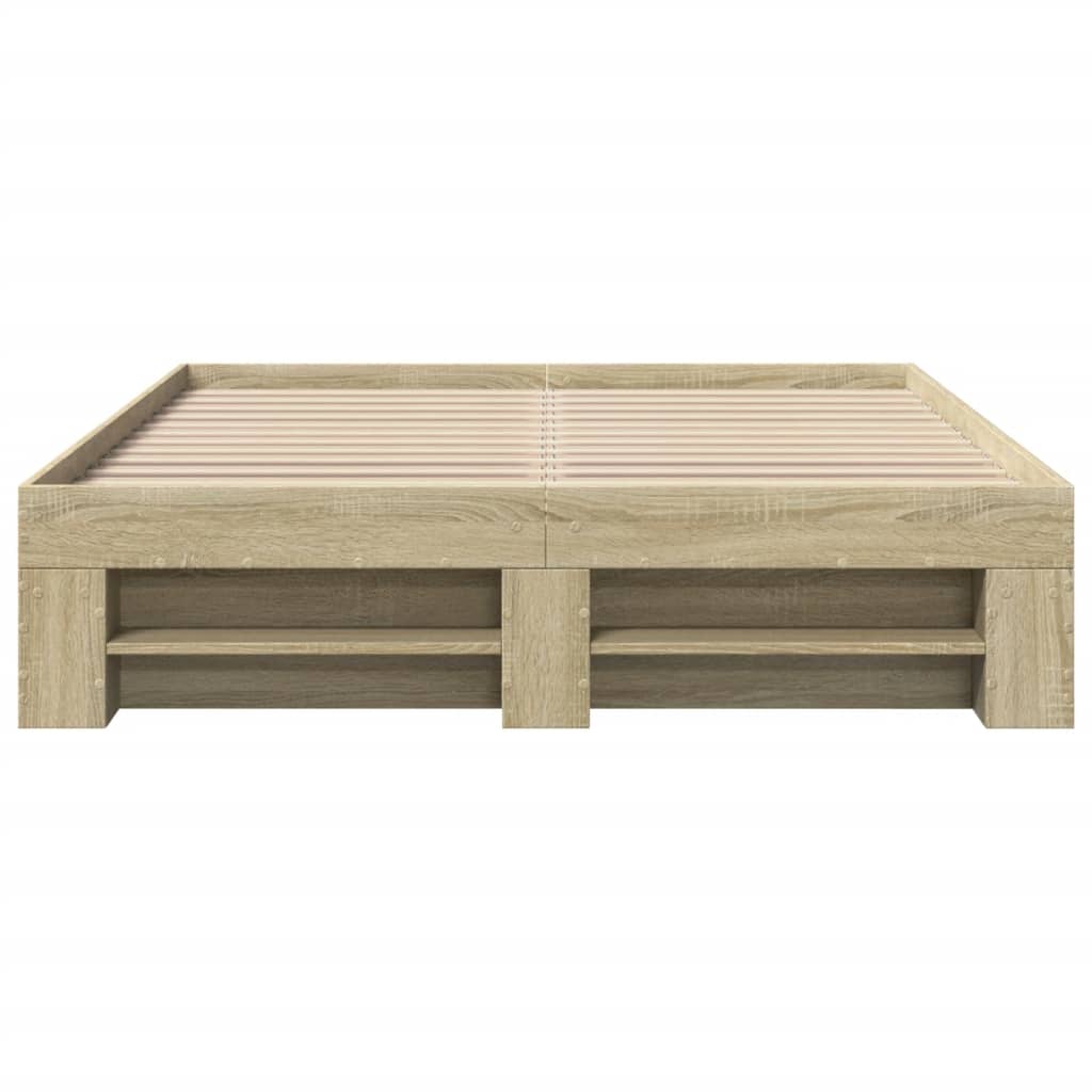 Giroletto Rovere Sonoma 135x190 cm in Legno Multistrato | homemem39