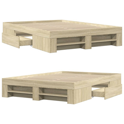 Giroletto Rovere Sonoma 135x190 cm in Legno Multistrato | homemem39