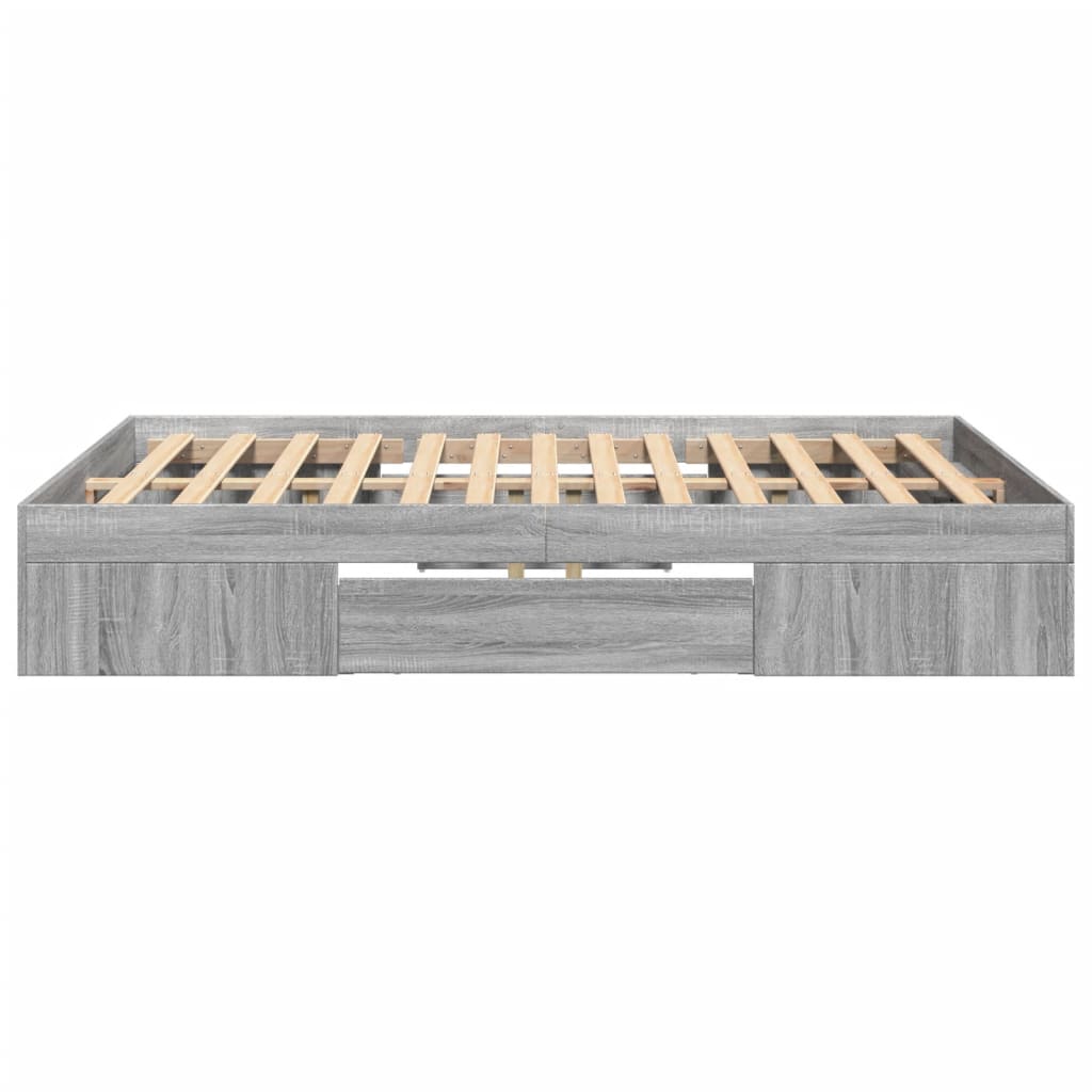 Giroletto Grigio Sonoma 135x190 cm in Legno Multistrato | homemem39