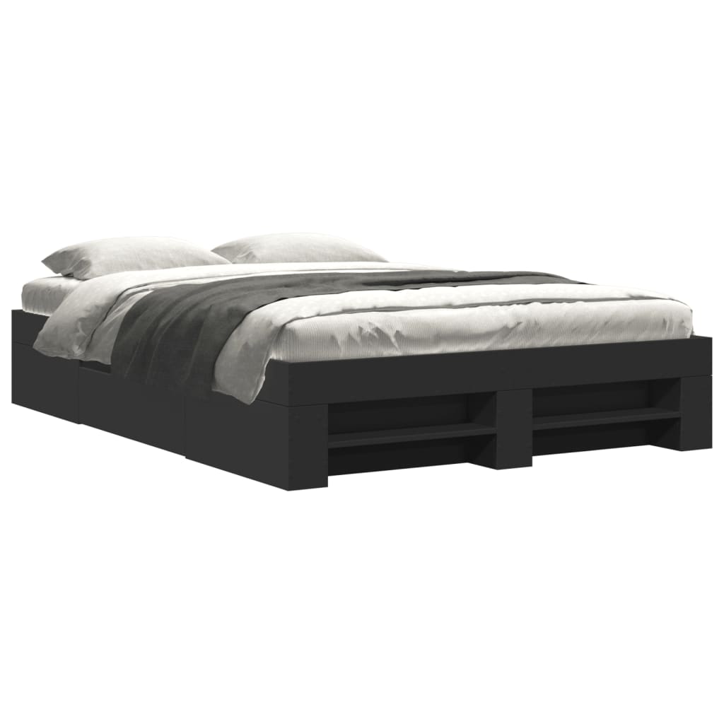Giroletto Nero 120x190 cm in Legno Multistrato | homemem39