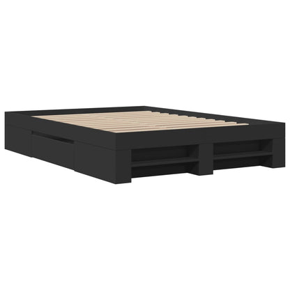 Giroletto Nero 120x190 cm in Legno Multistrato | homemem39