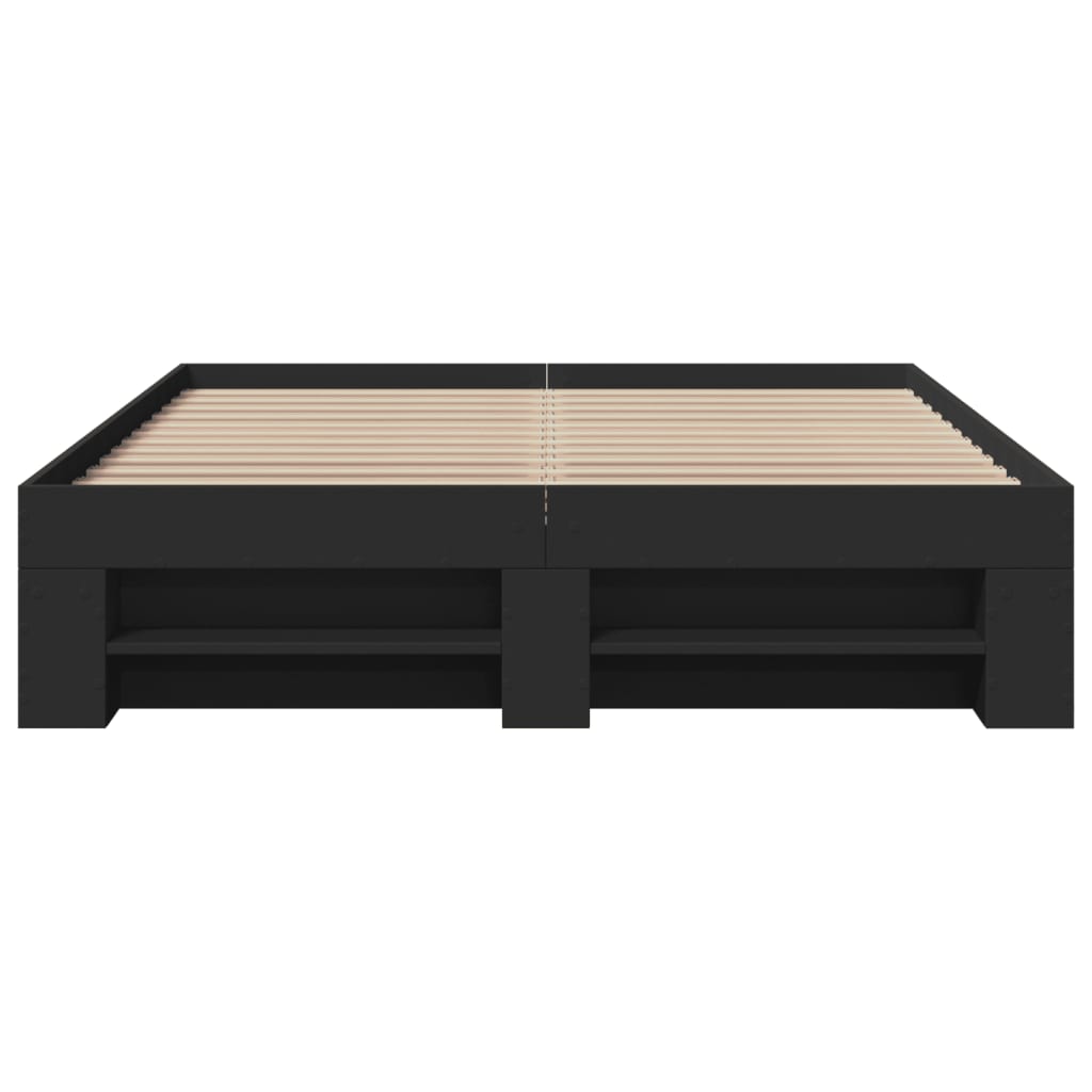 Giroletto Nero 120x190 cm in Legno Multistrato | homemem39