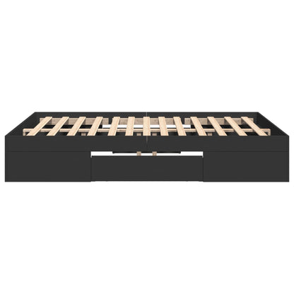 Giroletto Nero 120x190 cm in Legno Multistrato | homemem39