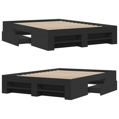 Giroletto Nero 120x190 cm in Legno Multistrato | homemem39