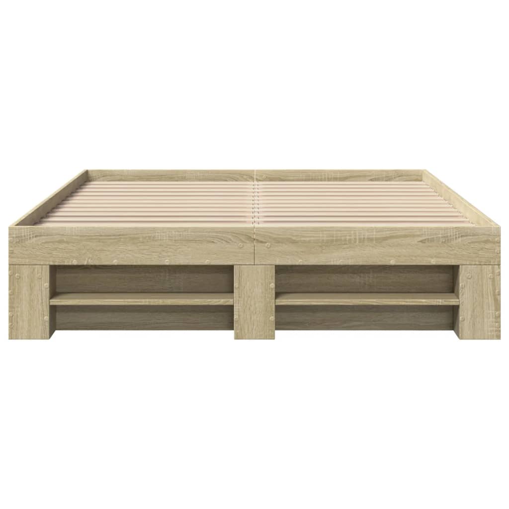 Giroletto senza Materasso Rovere Sonoma 120x190cm in Truciolato | homemem39