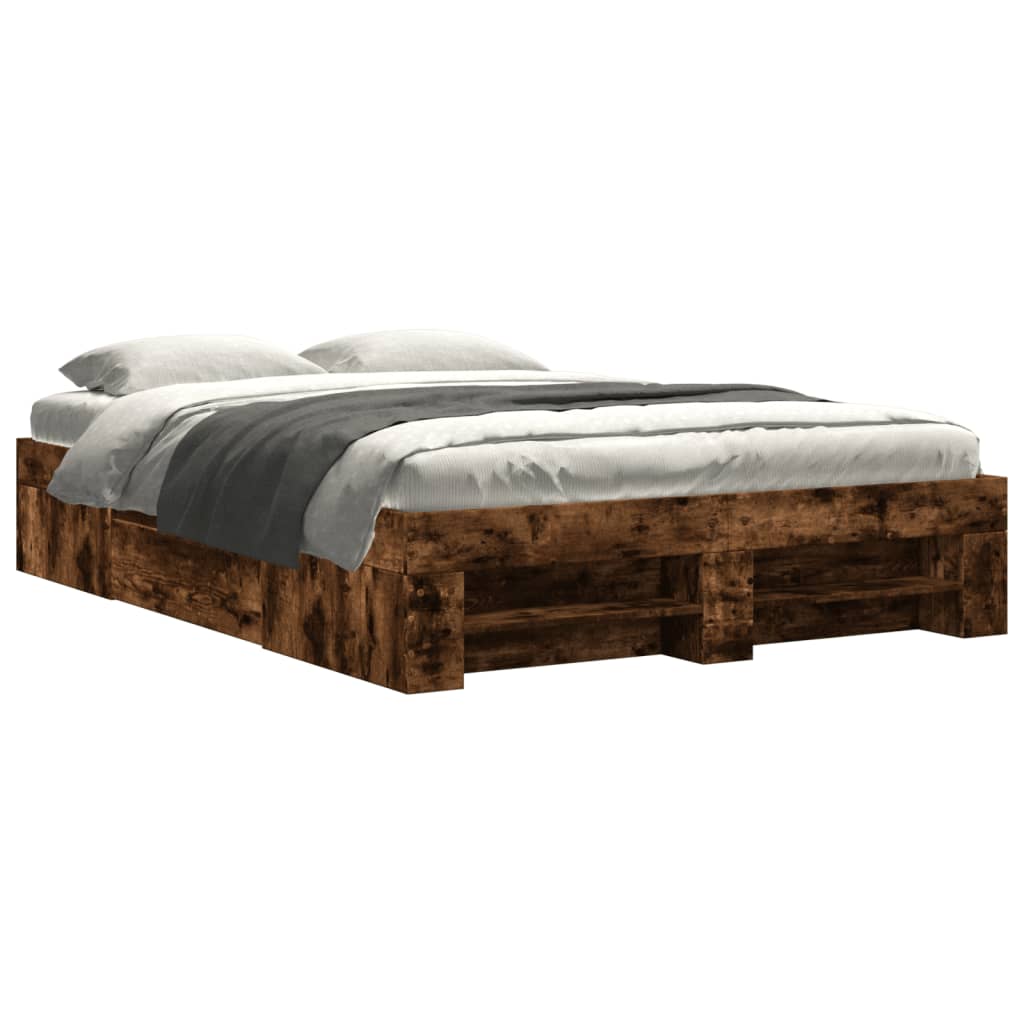 Giroletto senza Materasso Rovere Fumo 120x190 cm in Truciolato | homemem39