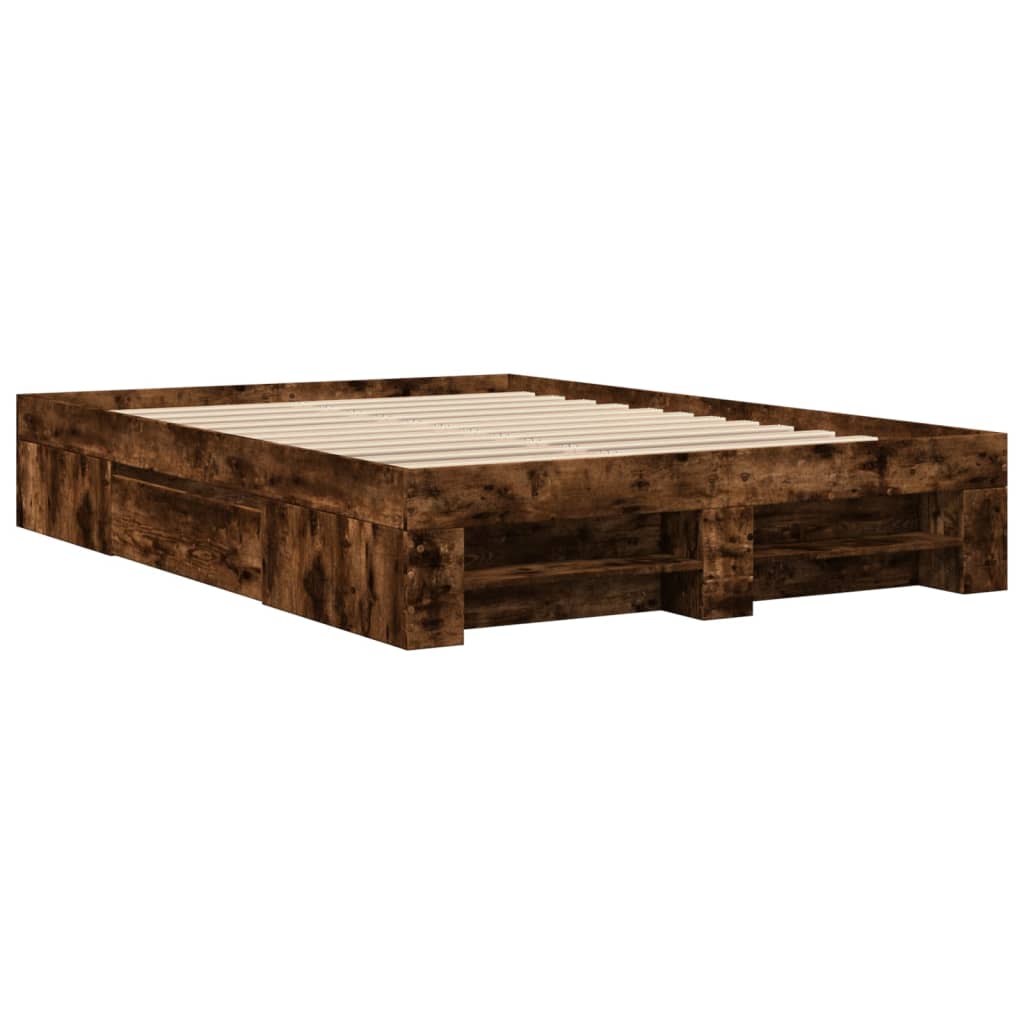 Giroletto senza Materasso Rovere Fumo 120x190 cm in Truciolato | homemem39