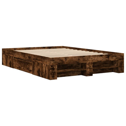 Giroletto senza Materasso Rovere Fumo 120x190 cm in Truciolato | homemem39