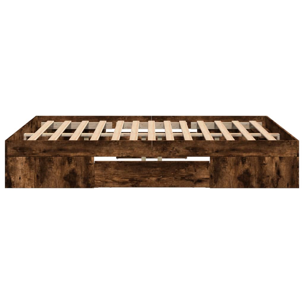 Giroletto senza Materasso Rovere Fumo 120x190 cm in Truciolato | homemem39