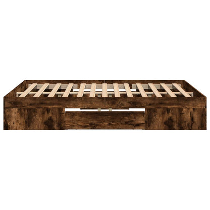 Giroletto senza Materasso Rovere Fumo 120x190 cm in Truciolato | homemem39