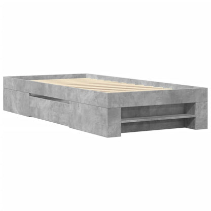 Giroletto Grigio Cemento 90x190 cm in Legno Multistrato - homemem39