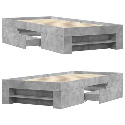 Giroletto Grigio Cemento 90x190 cm in Legno Multistrato - homemem39