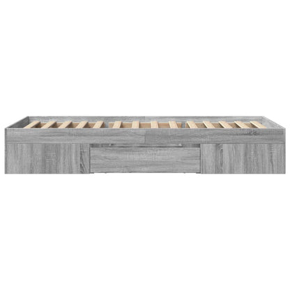 Giroletto Grigio Sonoma 90x190 cm in Legno Multistrato | homemem39
