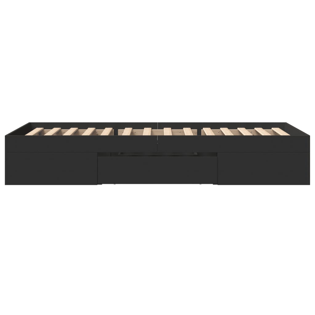 Giroletto Nero 75x190 cm in Legno Multistrato | homemem39
