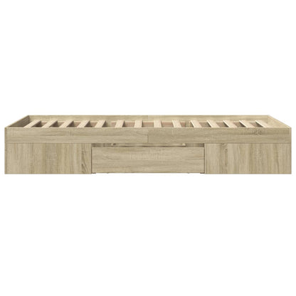 Giroletto senza Materasso Rovere Sonoma 75x190 cm in Truciolato