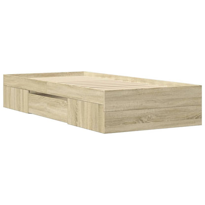 Giroletto senza Materasso Rovere Sonoma 75x190 cm in Truciolato | homemem39